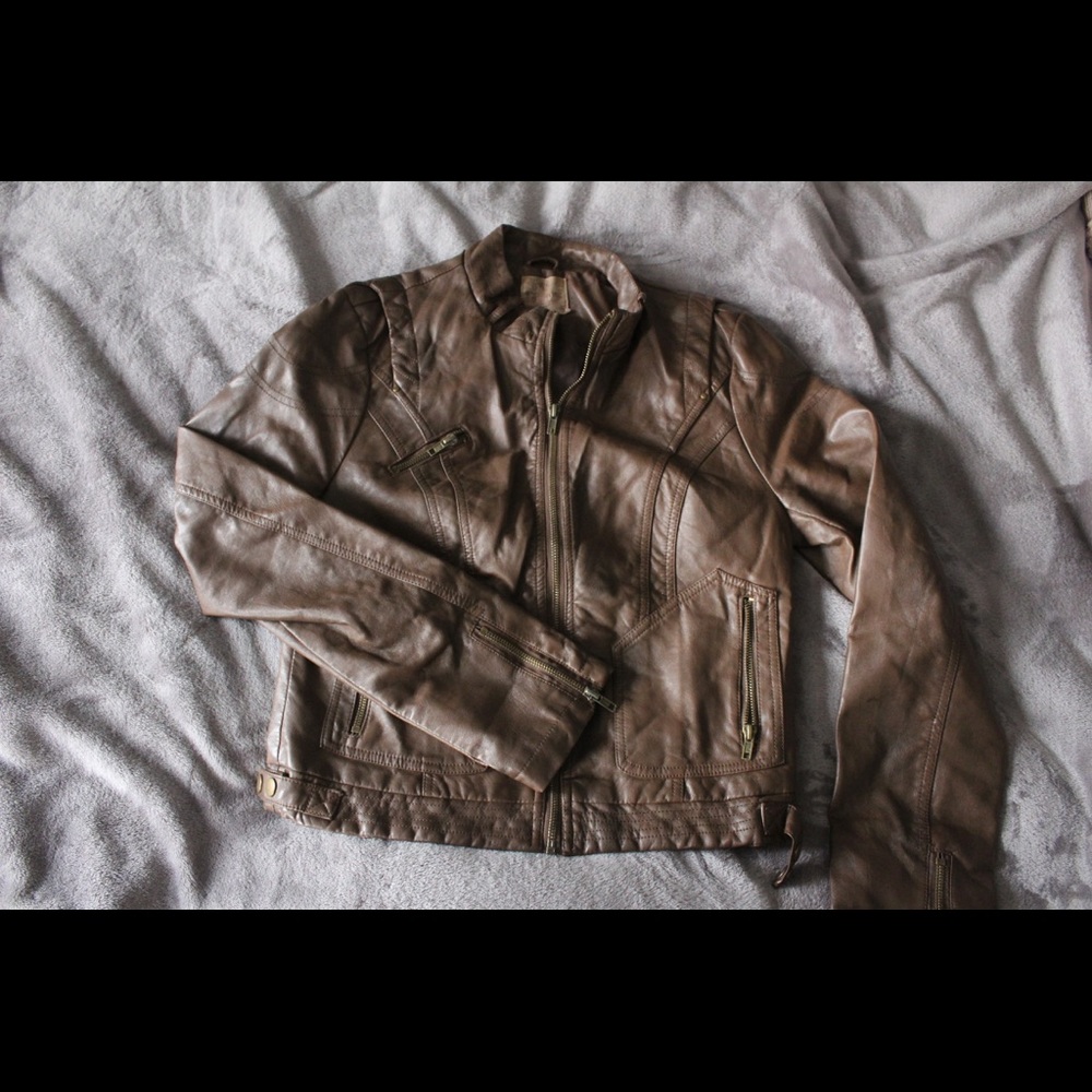 Leather jacket